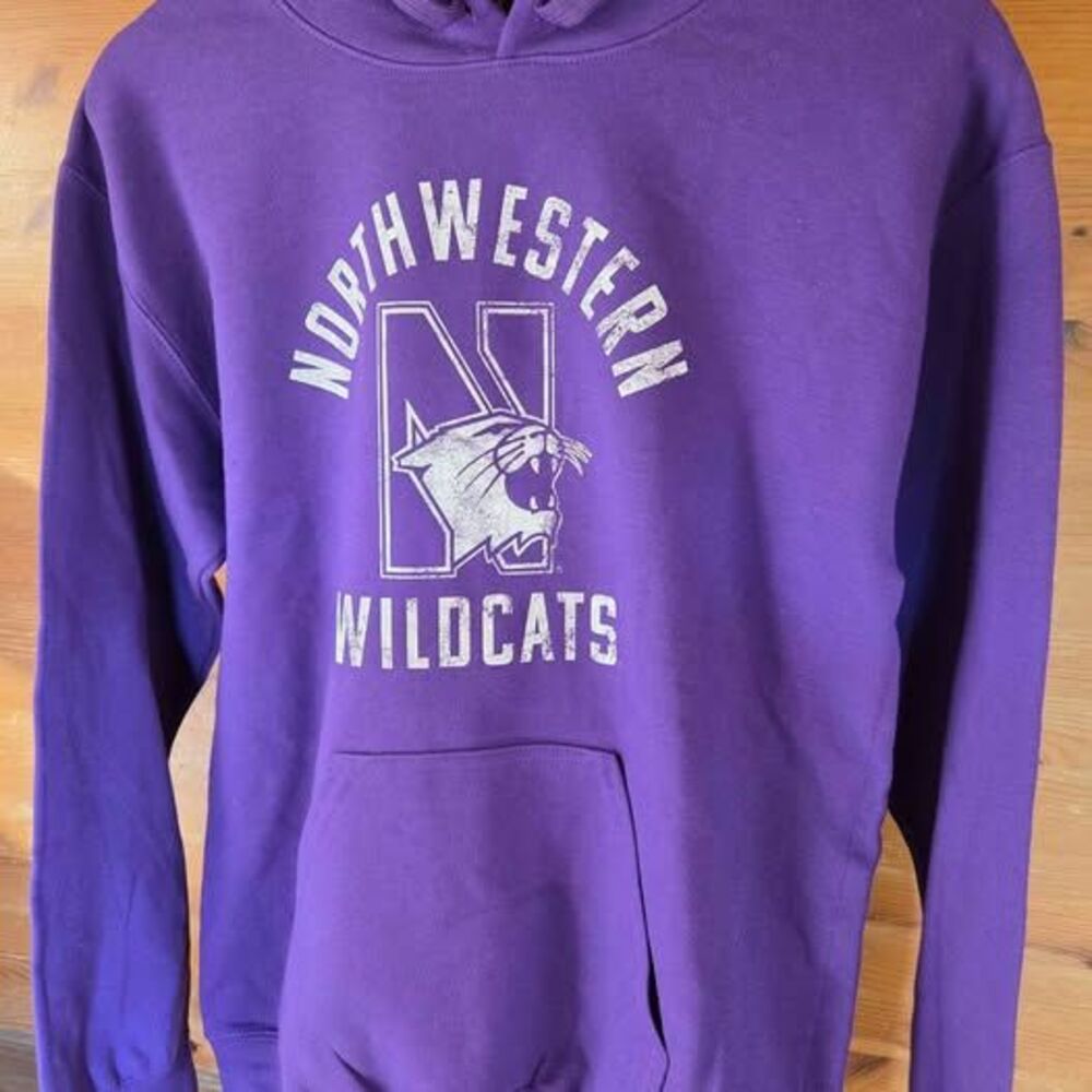 Gildan Northwestern Wildcats Hoodie Size Small